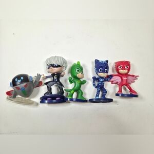 5 PJ Mask Toys. PJ Mask Figure Set. Children Toys. Catboy, Owelette, Gekko, Robo